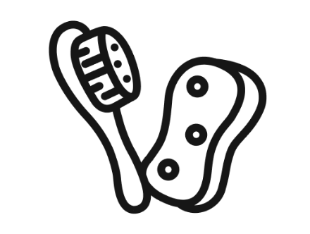 ابزار شستشوی صورت و بدن